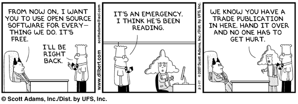 Dilbert on Open Source